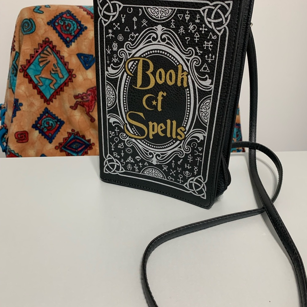 Spirit Black Book of Spells Crossbody Bag